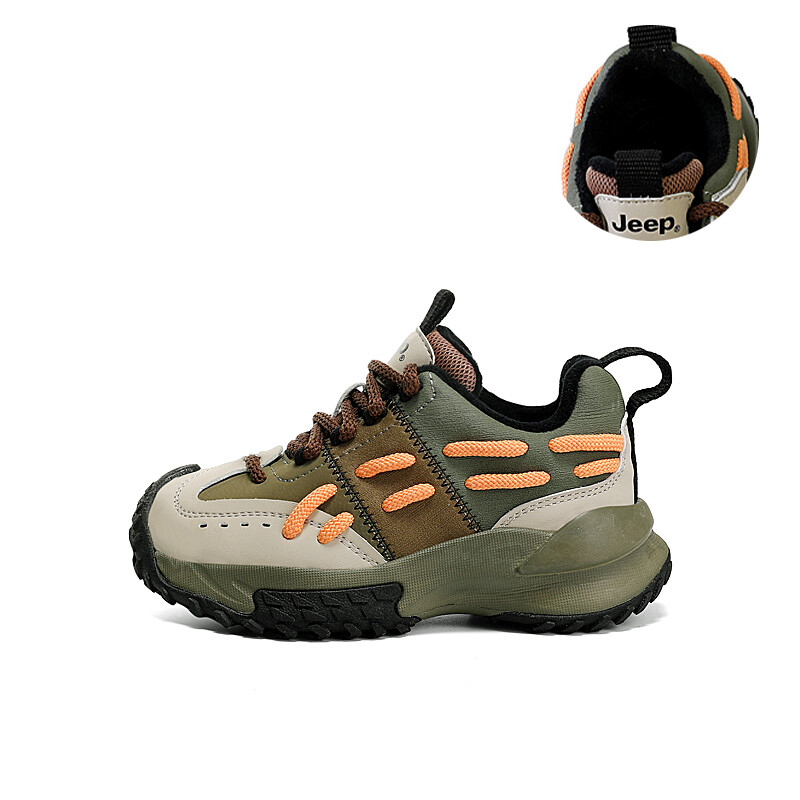 

Кроссовки Jeep Kids Lifestyle Shoes Kids Low-top Military Green, хаки