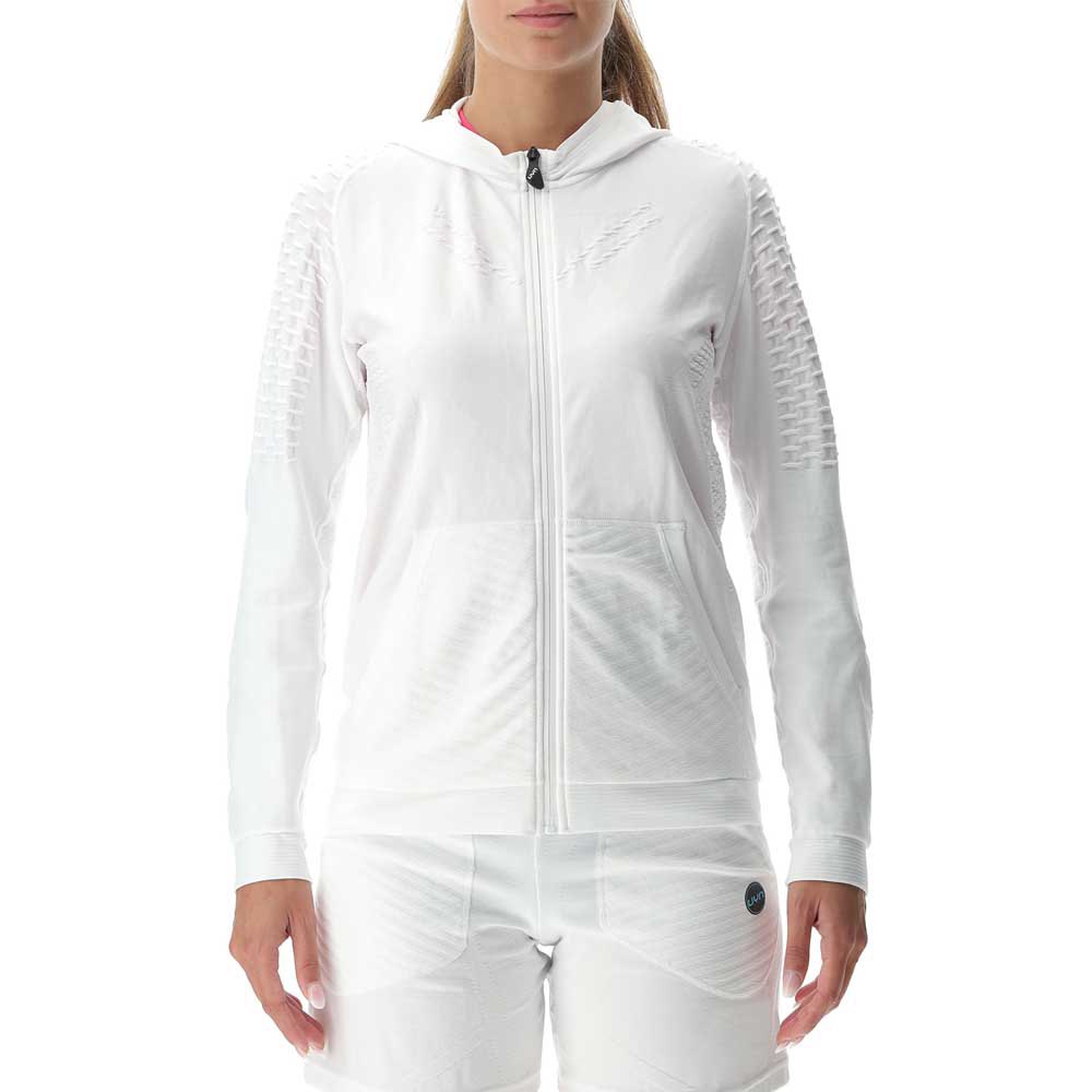 Толстовка UYN Run Fit Full Zip, белый