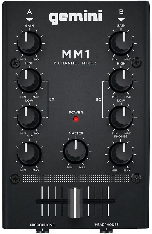 Микшер Gemini MM-1 2-Channel Compact Mixer