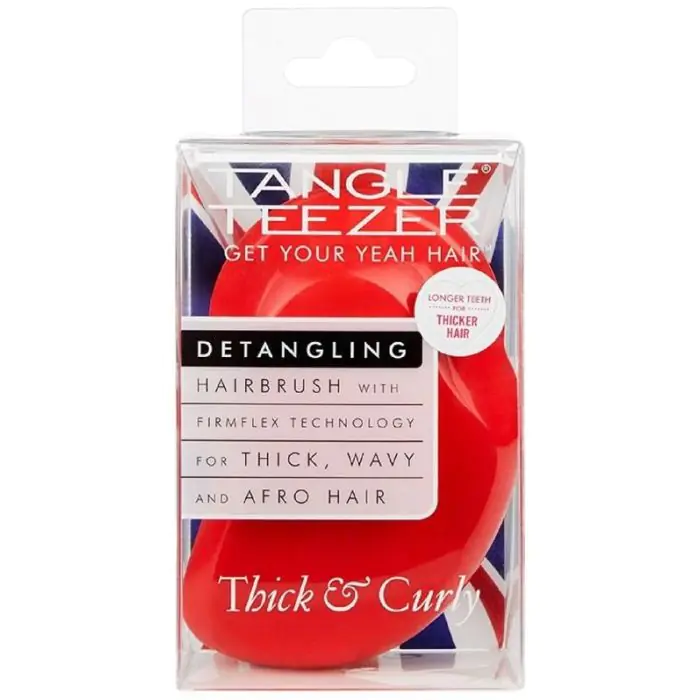 

Расческа cepillo desenredante thick & curly Tangle Teezer, цвет rojo