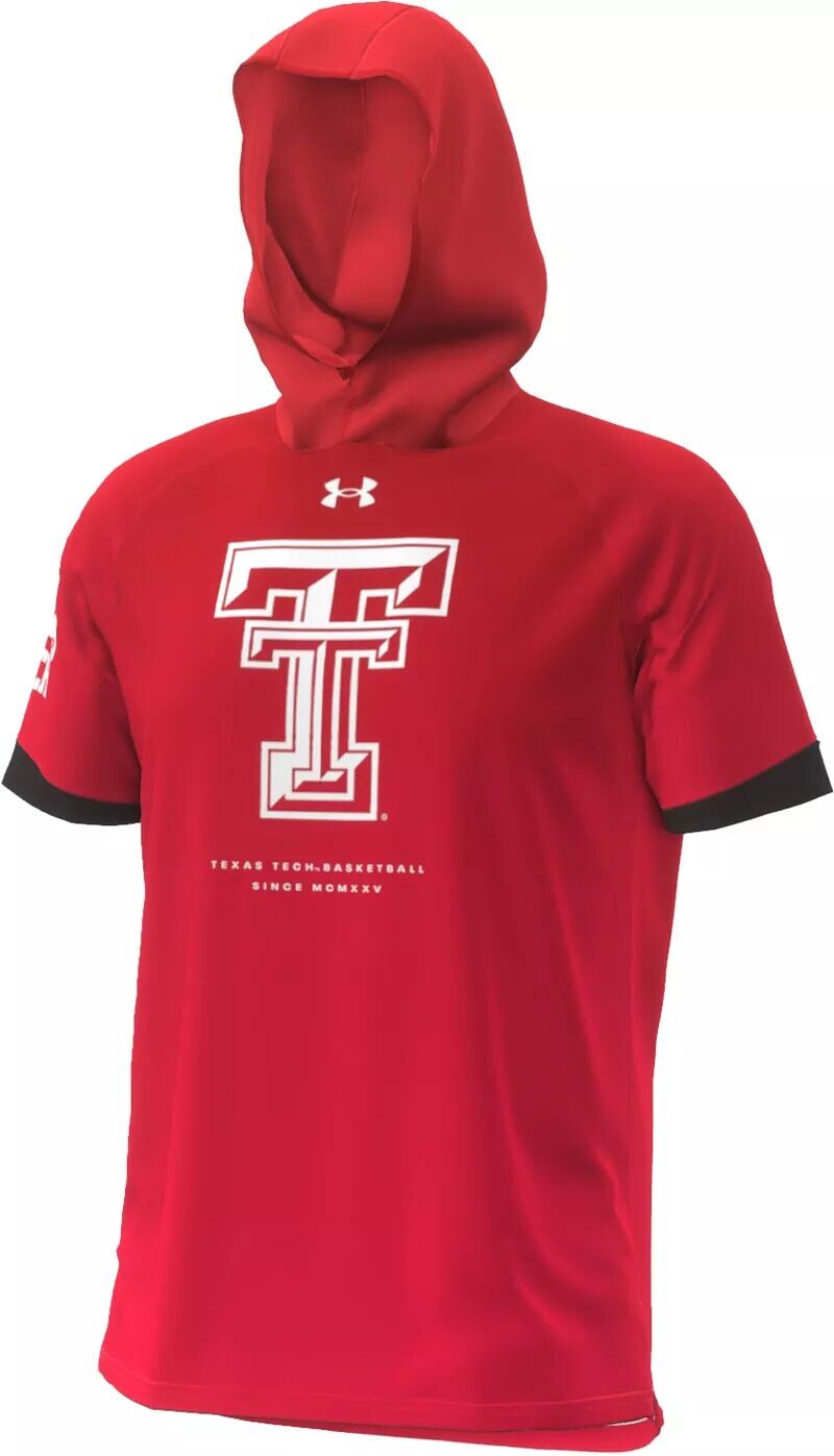 

Мужская футболка Under Armour Texas Tech Red Raiders Red Shooter с капюшоном