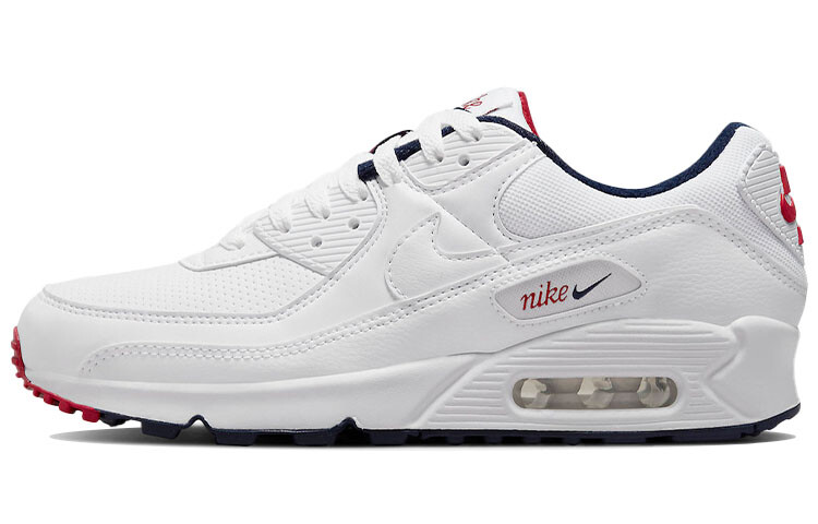 

Кроссовки низкие Nike Air Max 90, белый / синий / красный