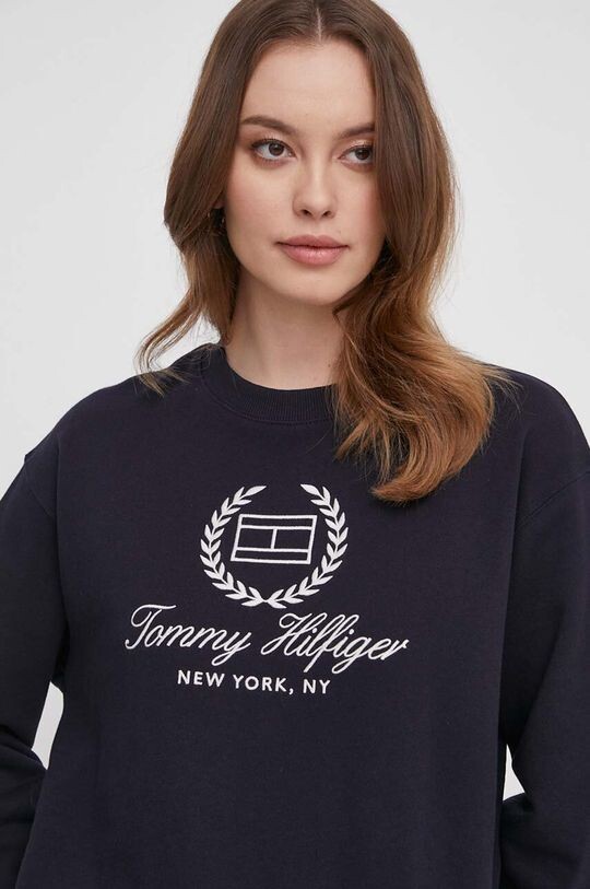 

Хлопковая толстовка Tommy Hilfiger, темно-синий