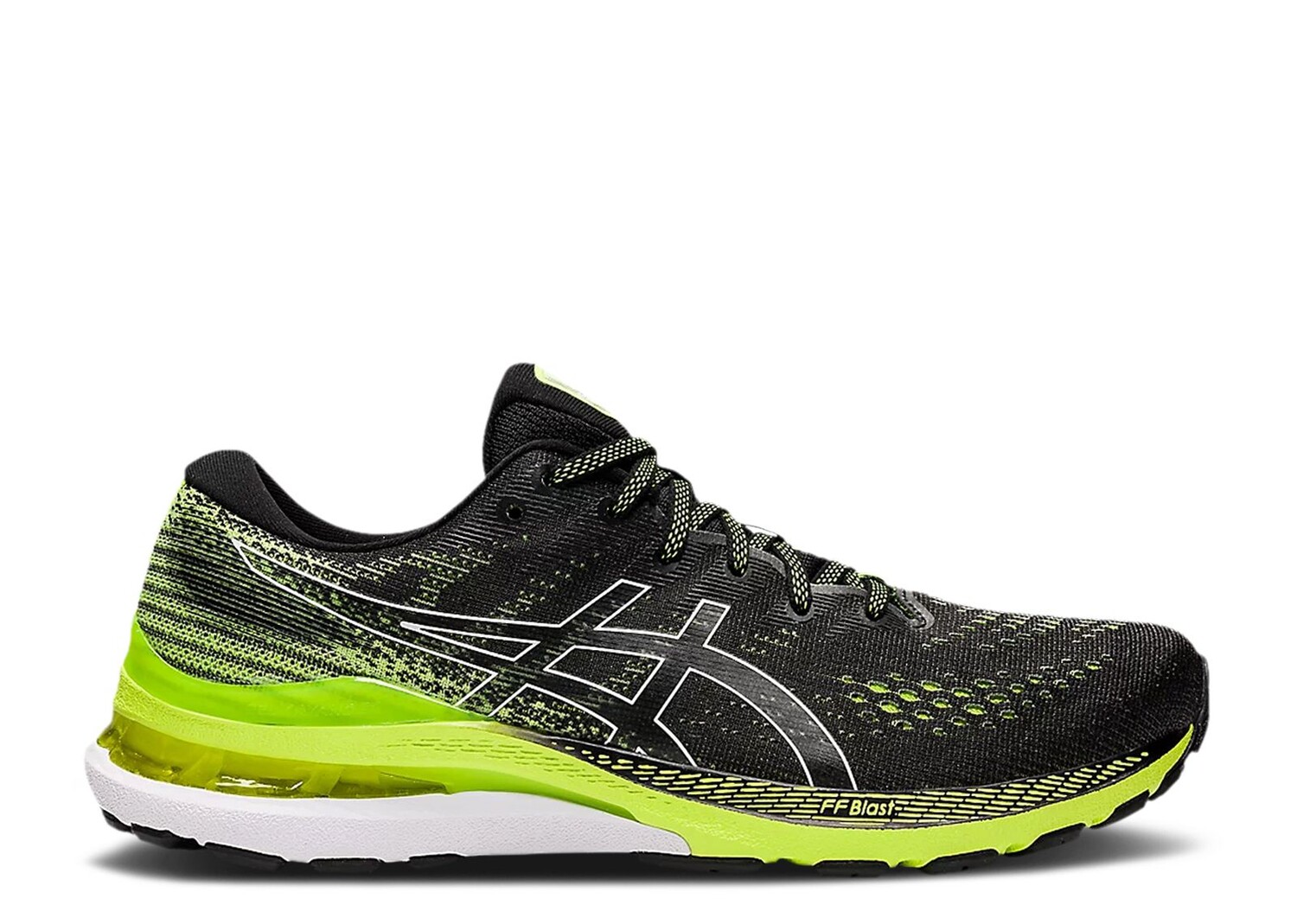 

Кроссовки ASICS Gel Kayano 28 'Black Hazard Green', черный