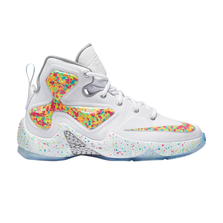 Кроссовки Nike LeBron 13 QS 'Fruity Pebbles', белый
