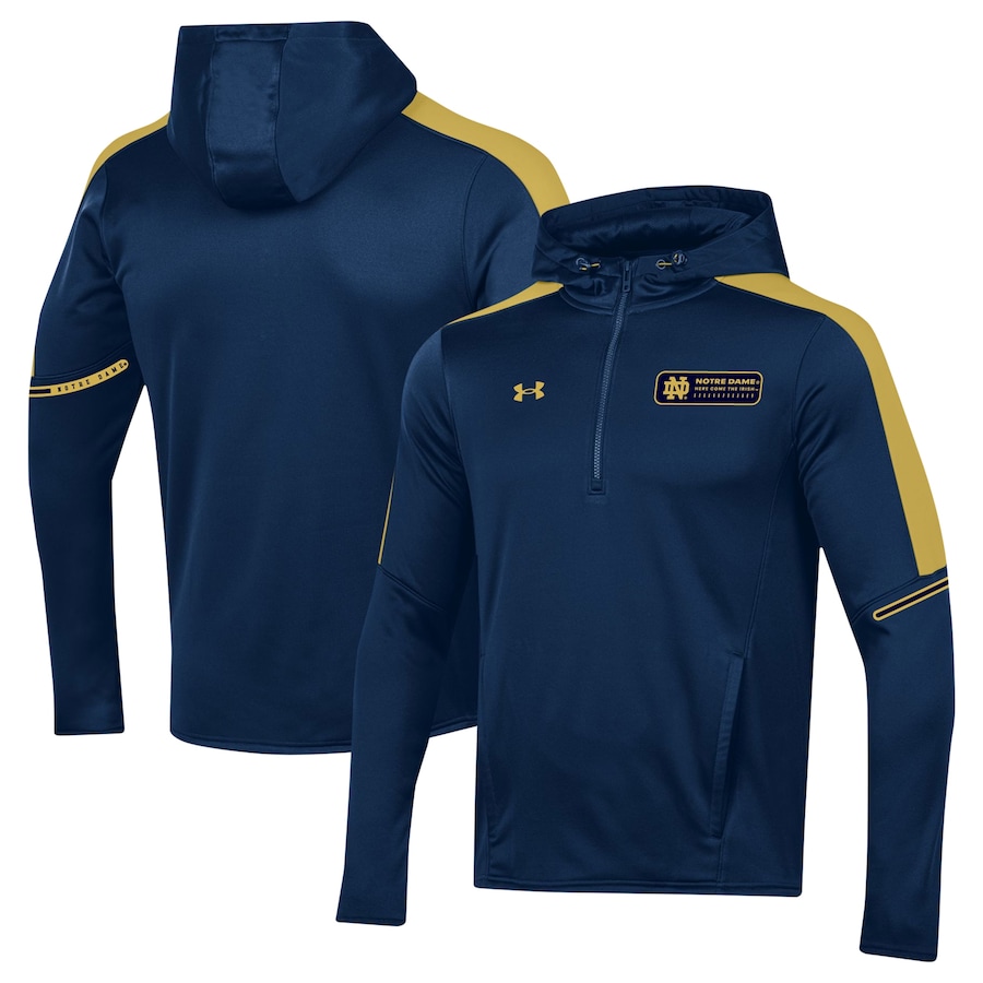 

Толстовка на молнии Under Armour Notre Dame Fighting Irish, нави