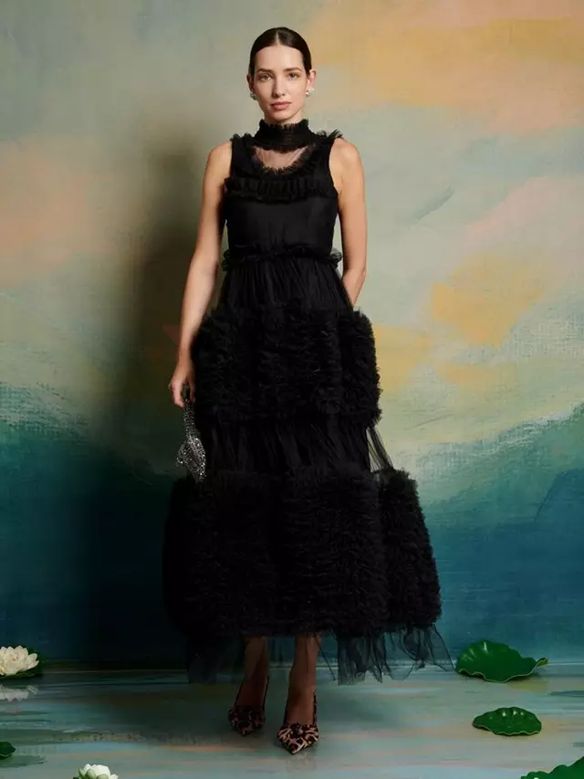 

Платье Sister Jane Dream Swan Tulle Midi, черный
