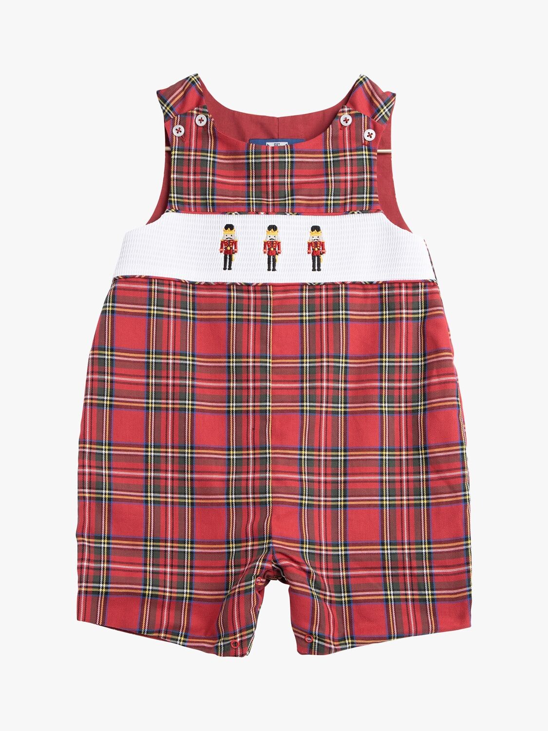 

Комбинезон со сборками Baby Archie Nutcracker Trotters, красный тартан