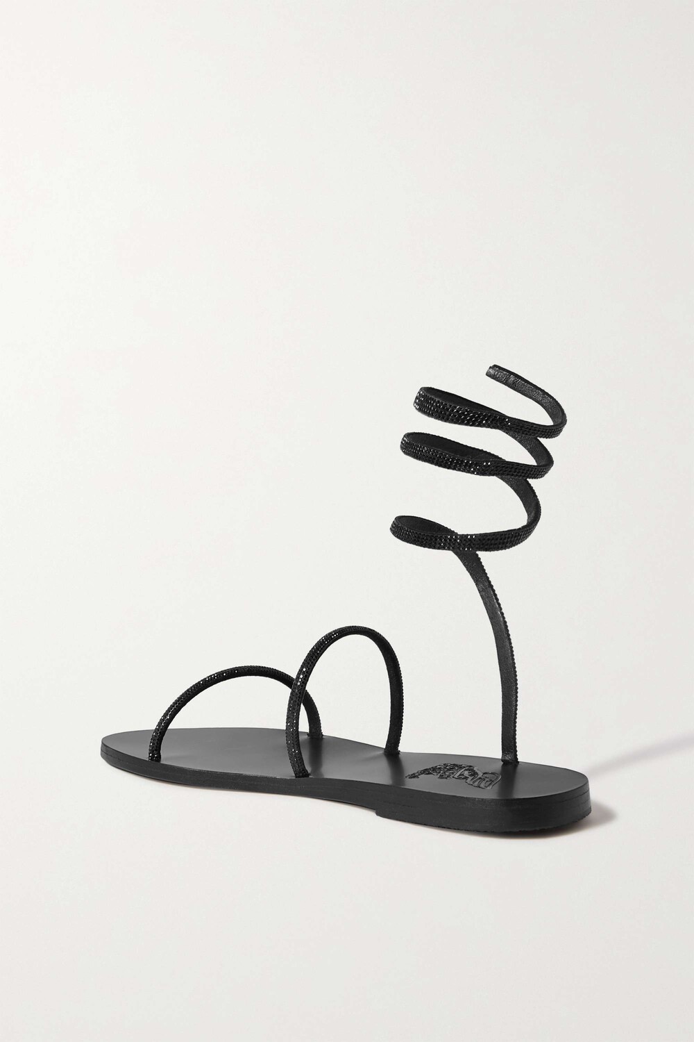 

ANCIENT GREEK SANDALS босоножки Ofis с кристаллами, черный