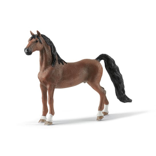 Schleich, статуэтка, Верховая мериновая лошадь 20 футов фигурка животного гризли 10 см