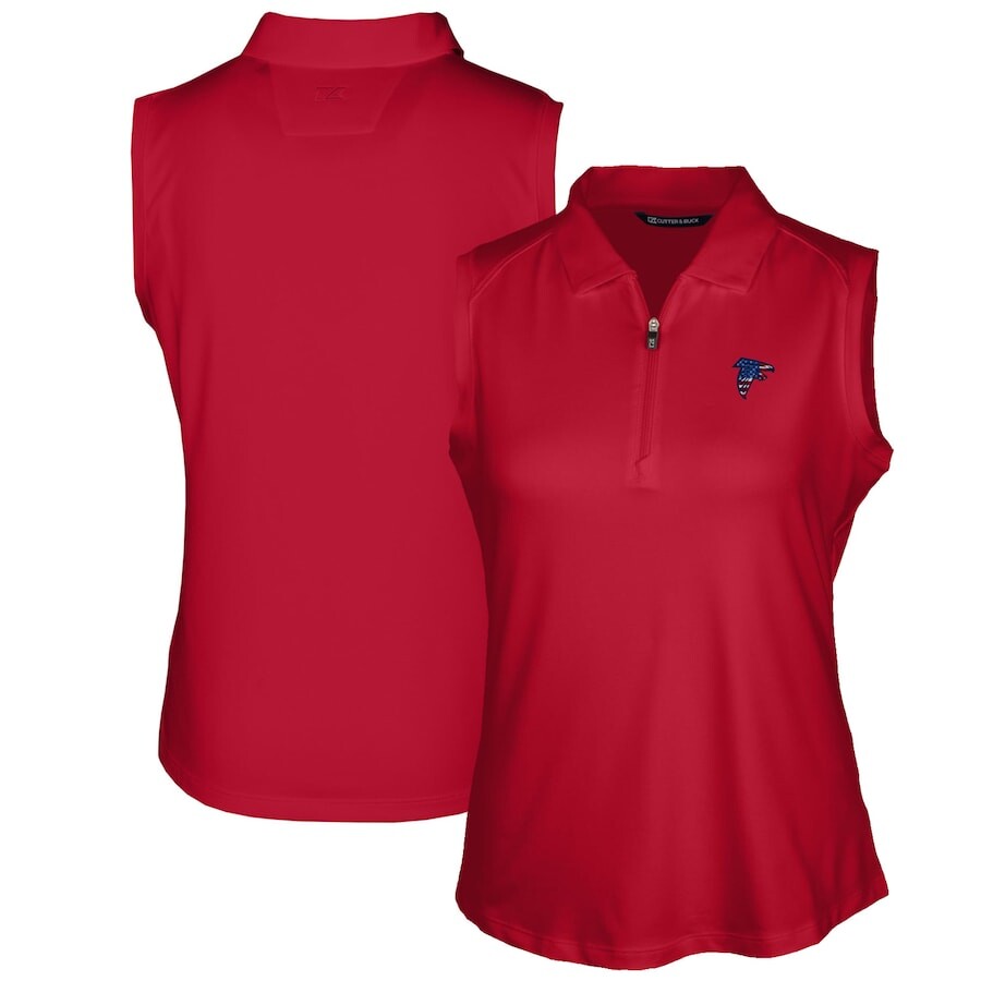 

Поло без рукавов Cutter & Buck Atlanta Falcons, красный