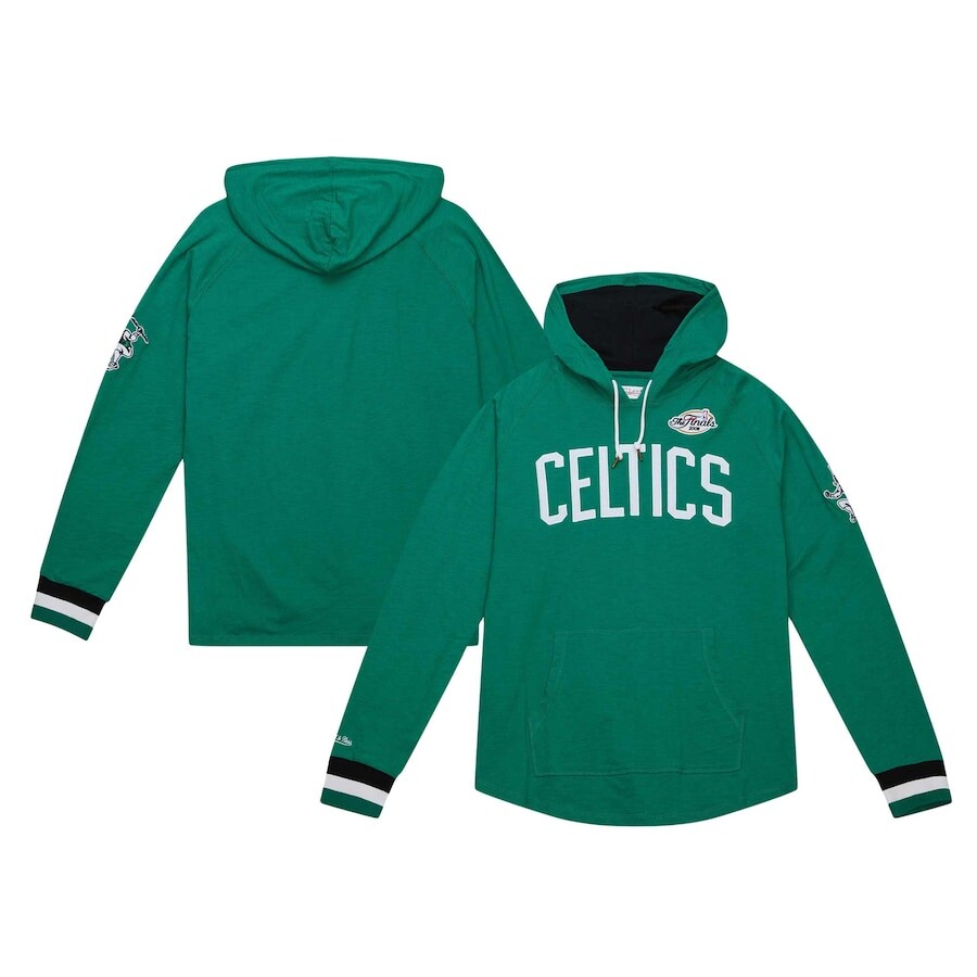 

Пуловер с капюшоном Mitchell & Ness Boston Celtics, зеленый