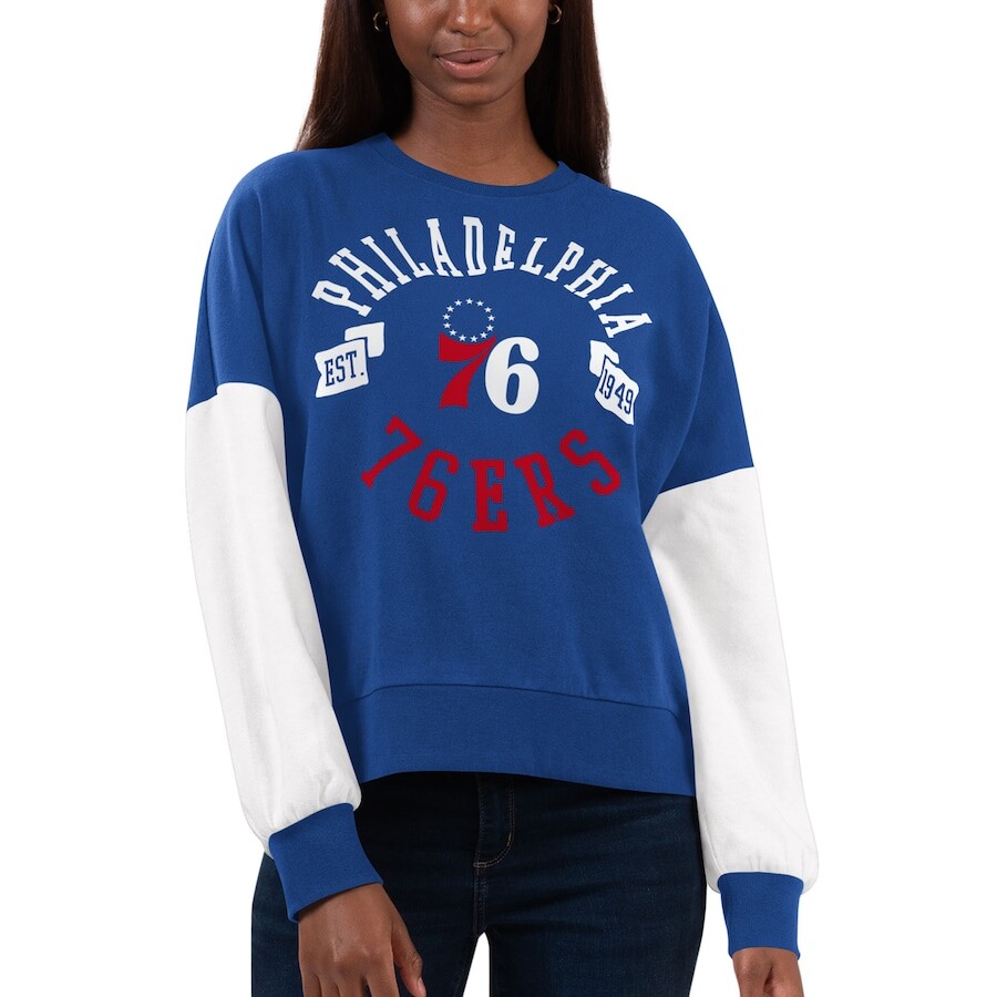 

Толстовка G-III 4Her by Carl Banks Philadelphia 76Ers, роял
