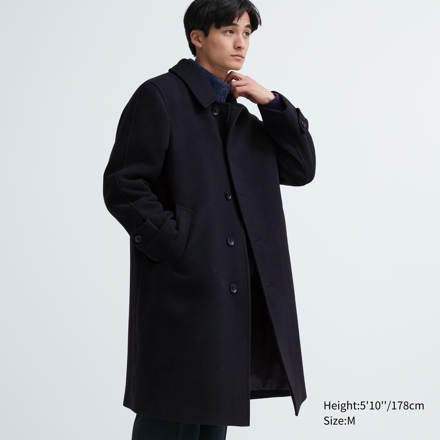 

Балмаканское пальто Uniqlo, темно-синий