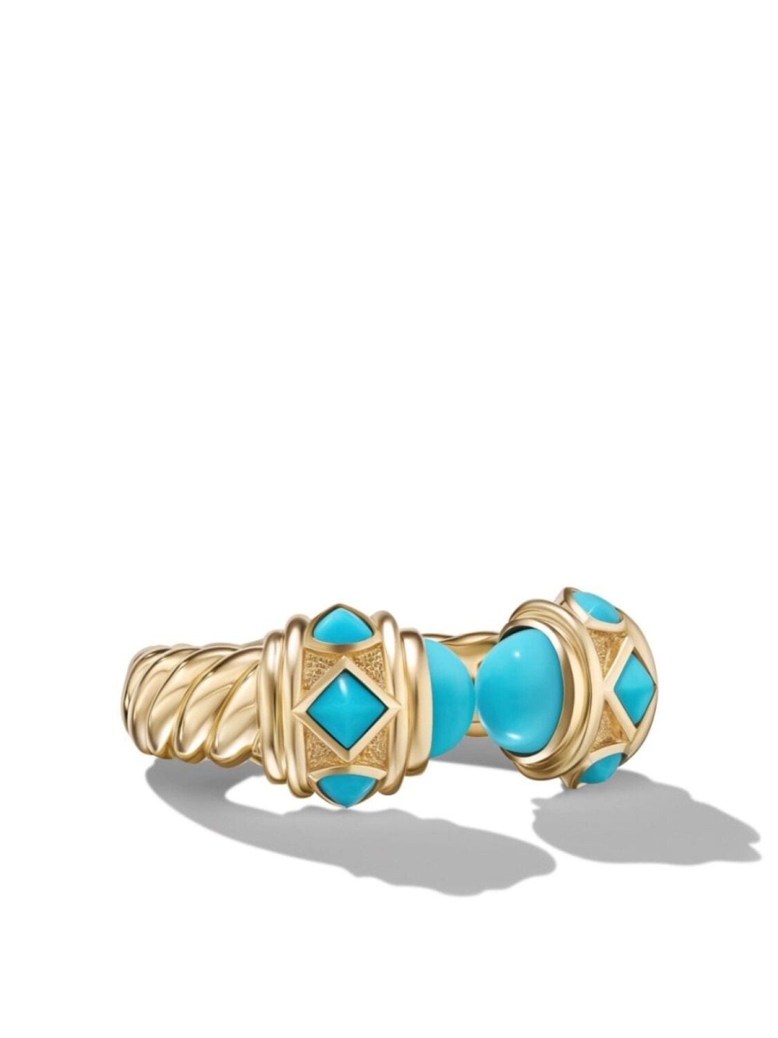 

Кольцо Renaissance из желтого золота с бирюзой David Yurman, золотой