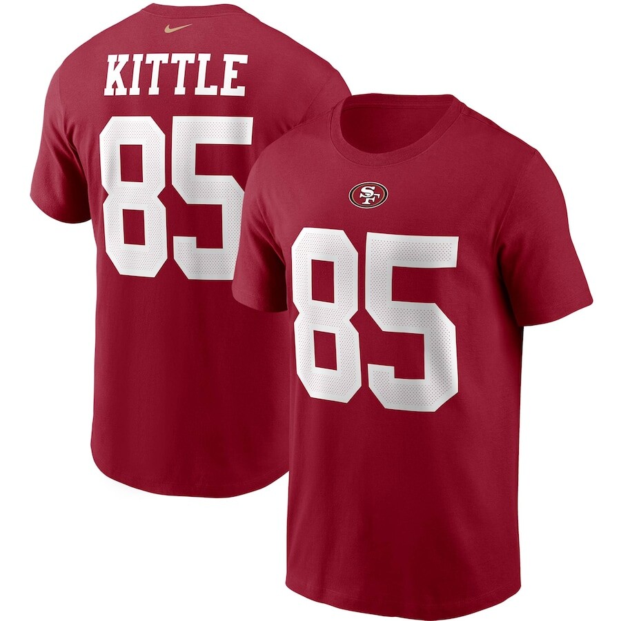 

Футболка с коротким рукавом Nike San Francisco 49Ers, алый