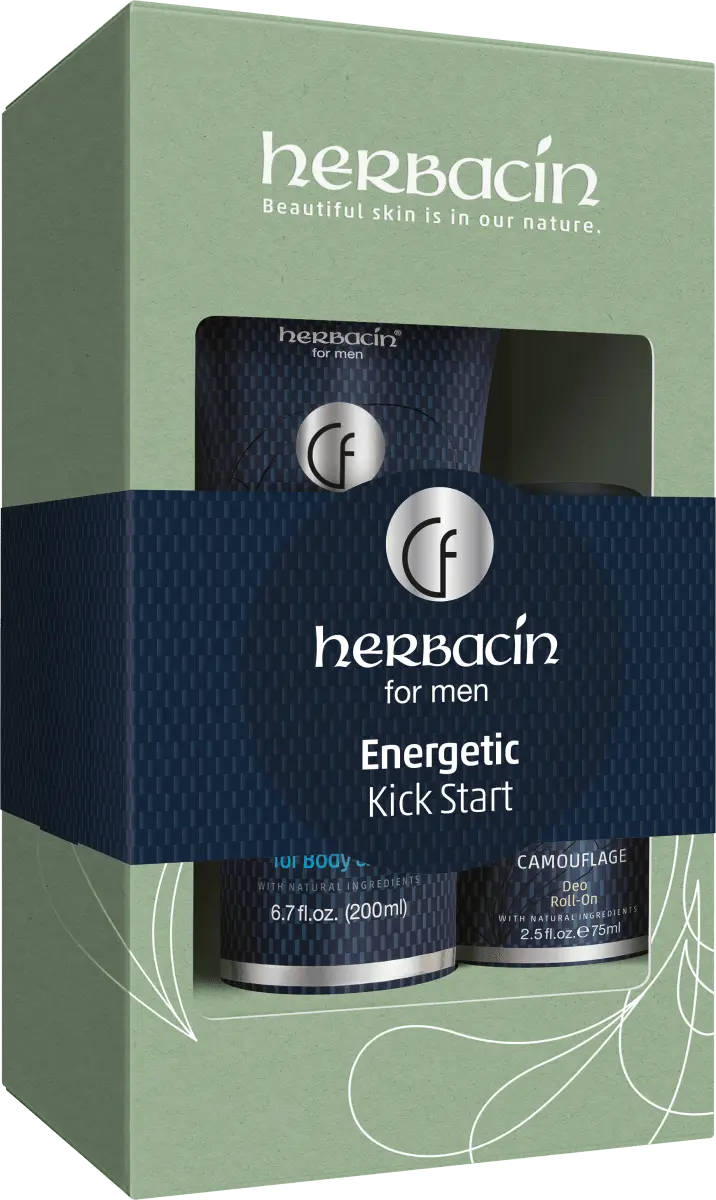 

Подарочный набор Kick Start Men 2 шт. 1 шт. Herbacin