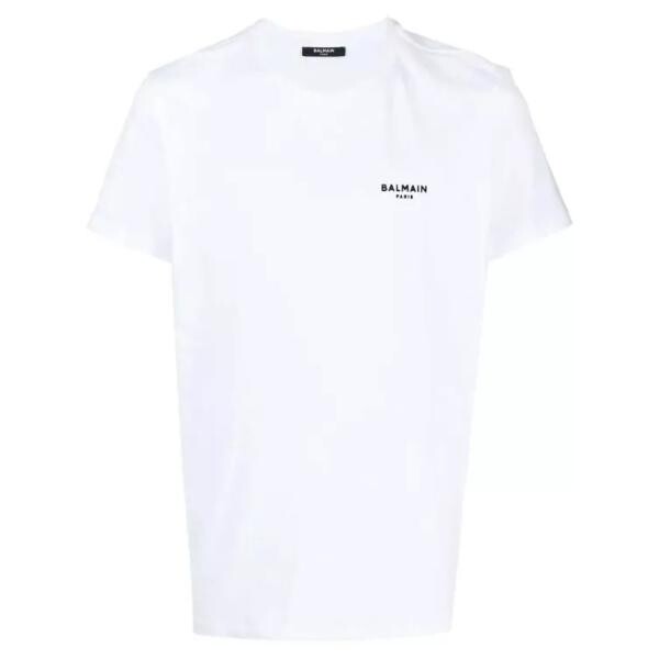 

Футболка logo-print cotton t-shirt from Balmain, белый