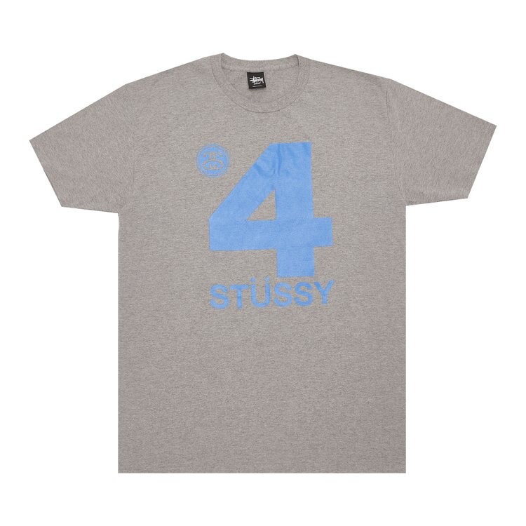 

Футболка Stussy 4 Stussy 'Grey', серый