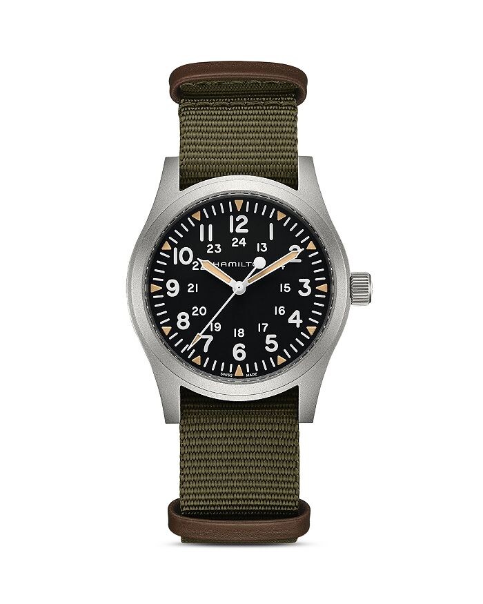 

Механические часы Hamilton 42 мм, хаки