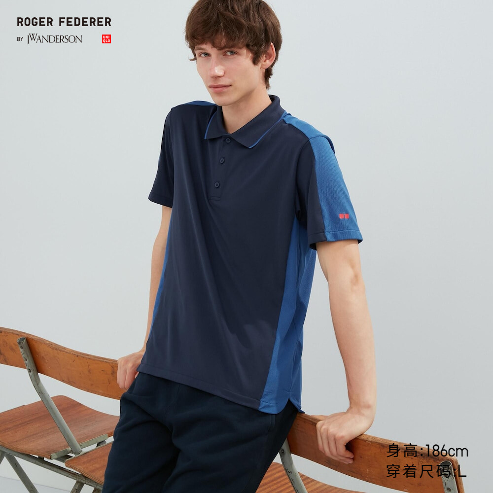 

Мужская/женская рубашка-поло RF BY JWA DRY-EX Uniqlo с коротким рукавом