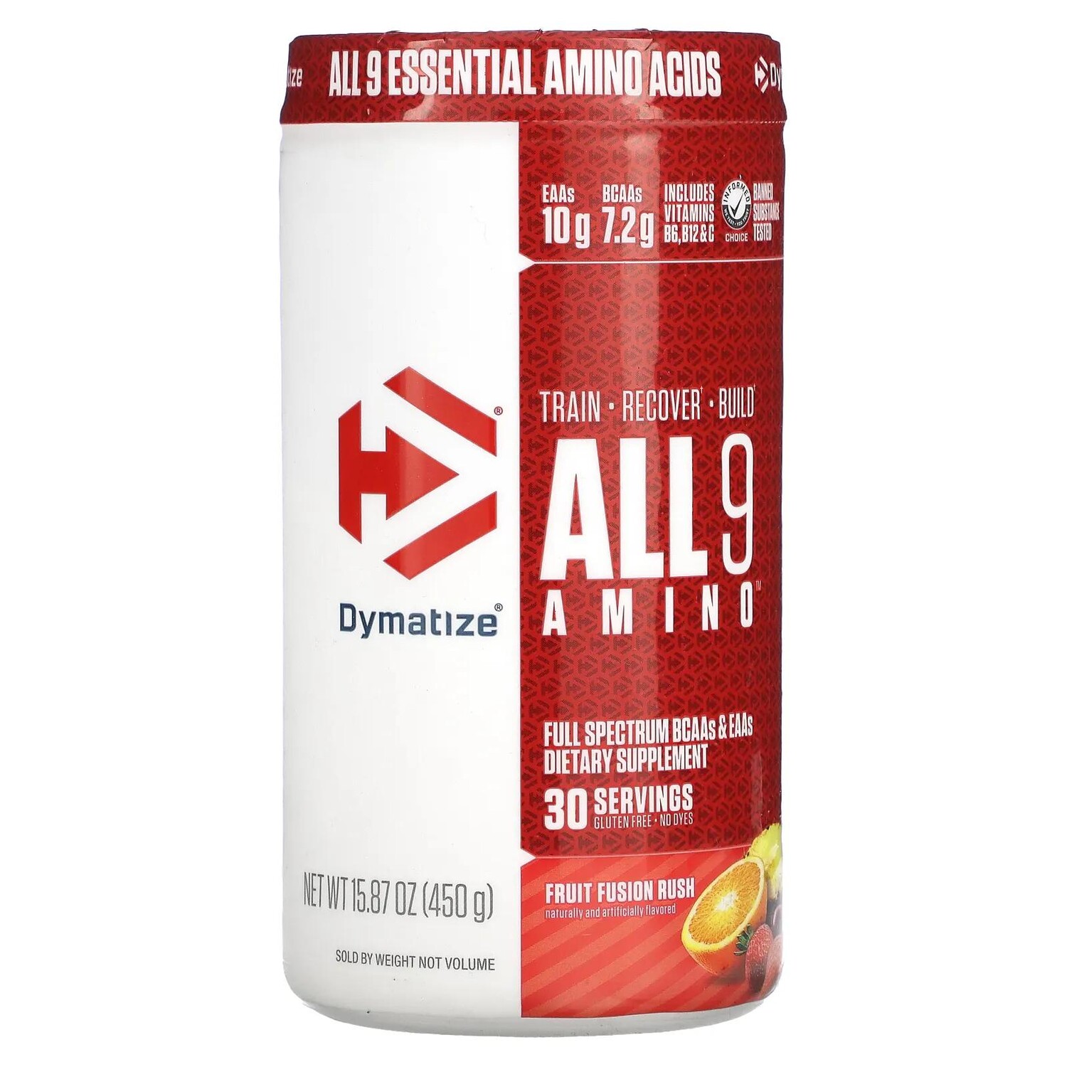 

Dymatize Nutrition All 9 Amino фруктовый вкус 15,87 (450 г)