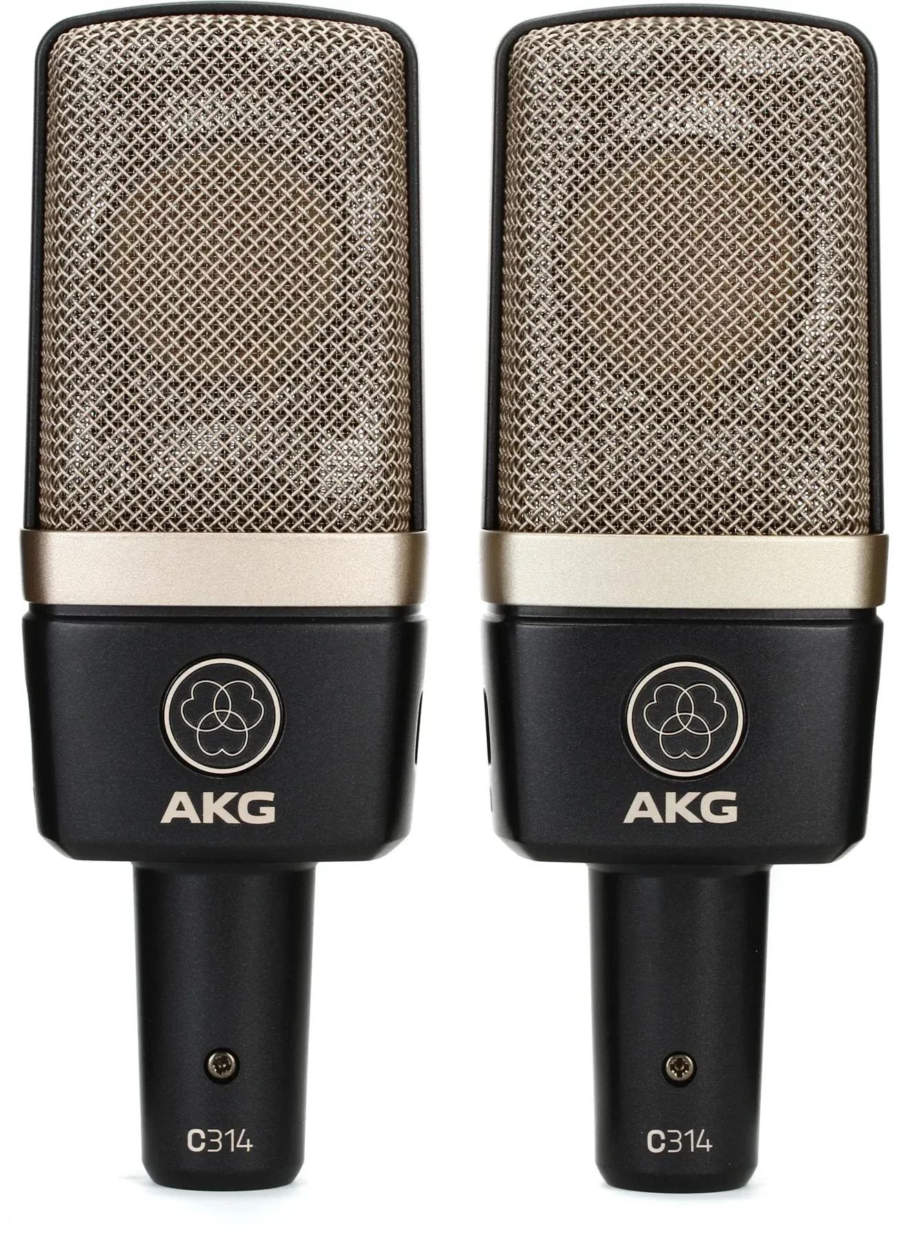 

AKG C314 Многонаправленный конденсаторный микрофон с большой диафрагмой — согласованная стереопара