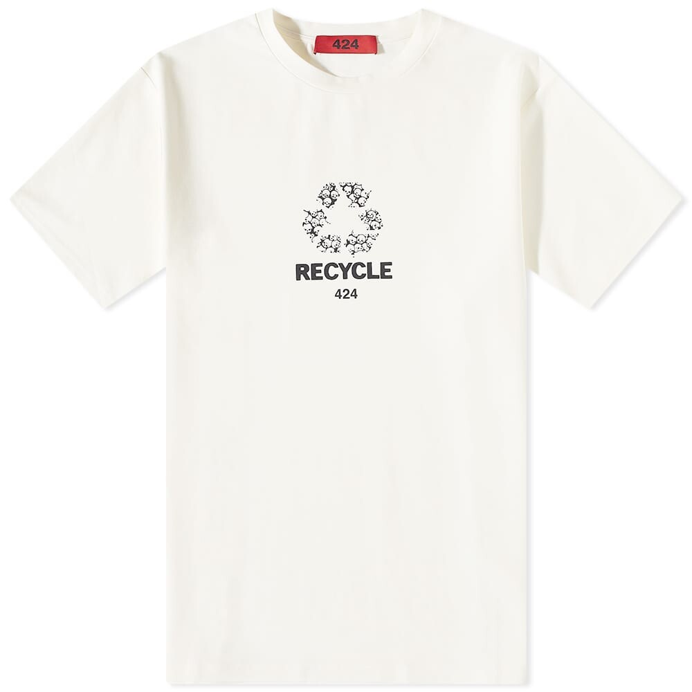 

Футболка с логотипом Recycle 424, белый