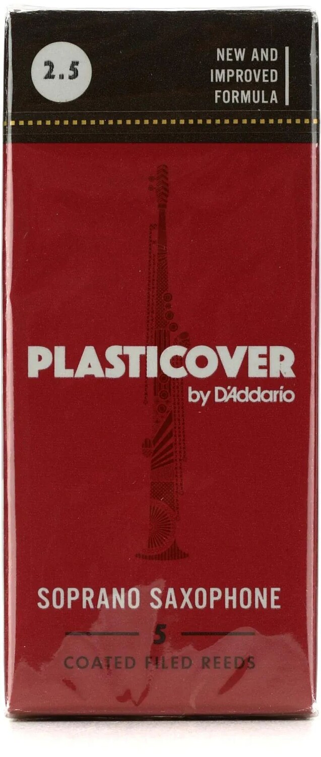 

D'Addario RRP05SSX250 — трости для саксофона-сопрано в пластиковом покрытии — 2,5 шт. (5 шт. в упаковке)