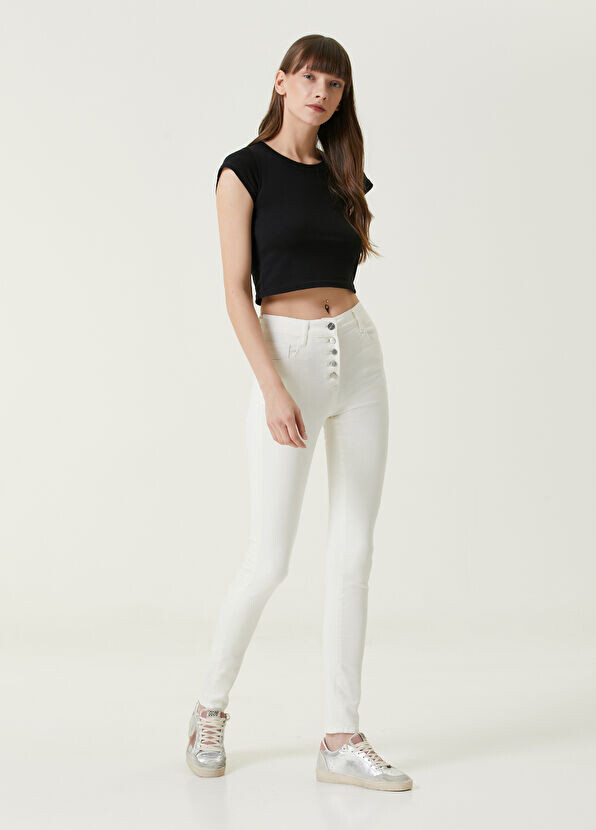 

Яркие женские джинсы Dare London, белый
