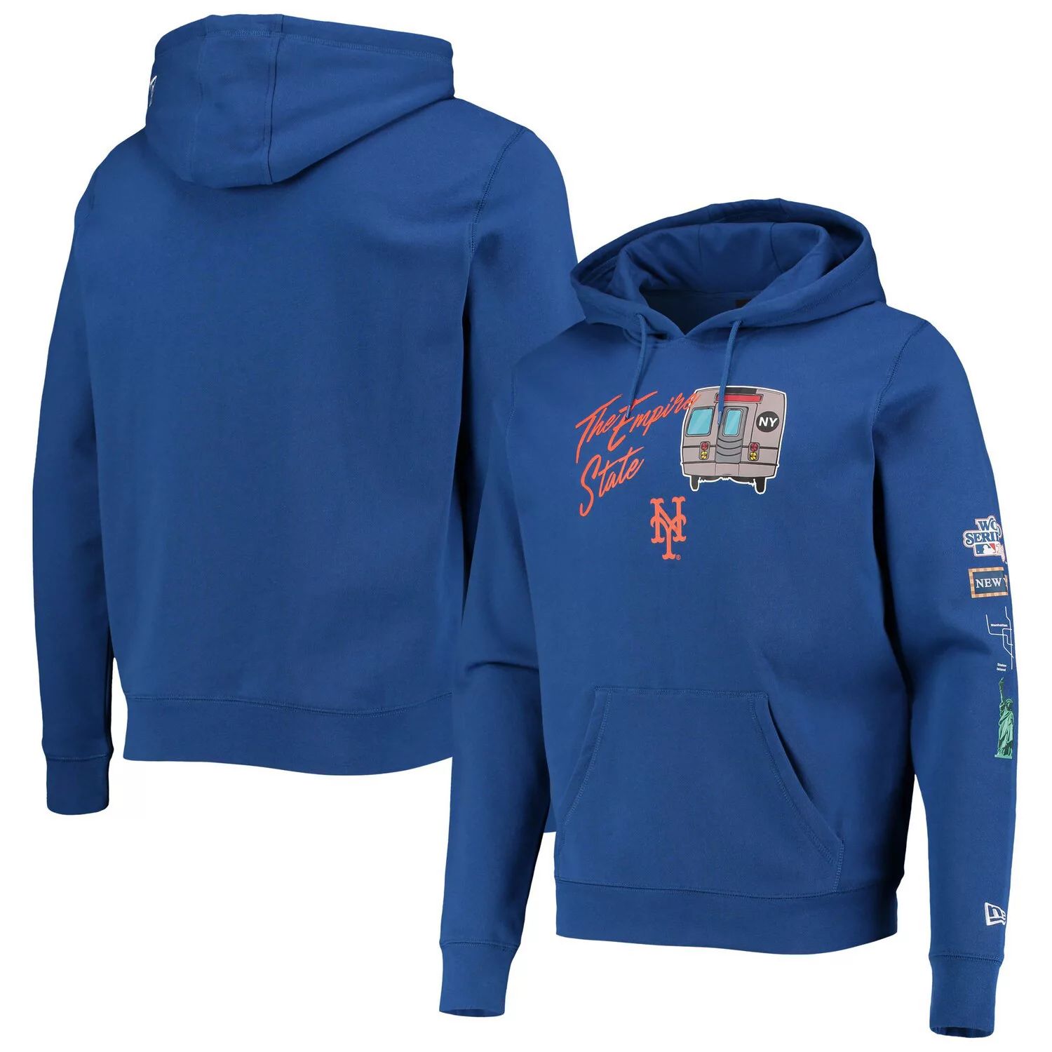 

Мужской пуловер с капюшоном Royal New York Mets City Transit New Era