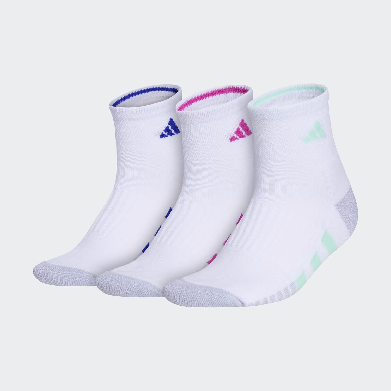 

Мягкие носки, 3 пары Adidas, White/Vivid Mint/Clear Onix