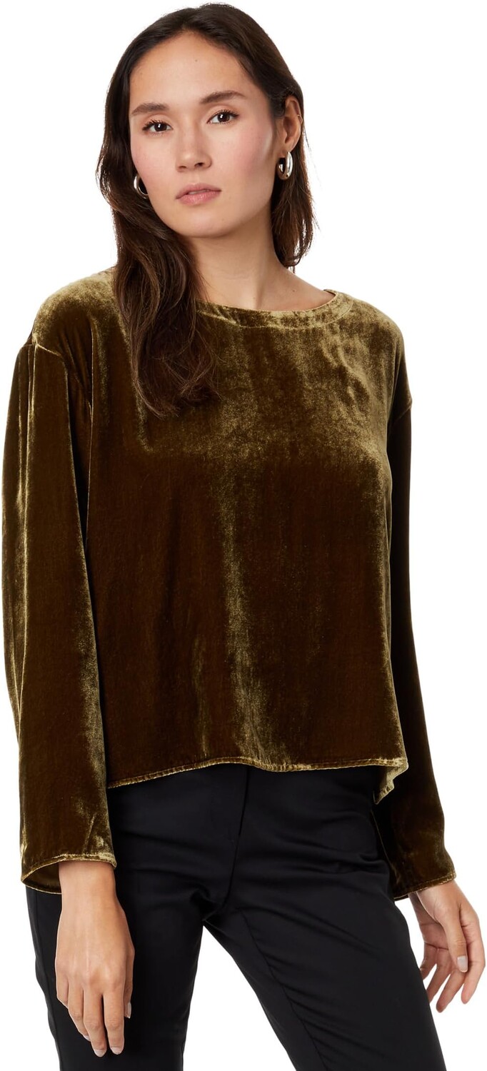 

Топ Eileen Fisher Ballet Neck Top, цвет Serpentine