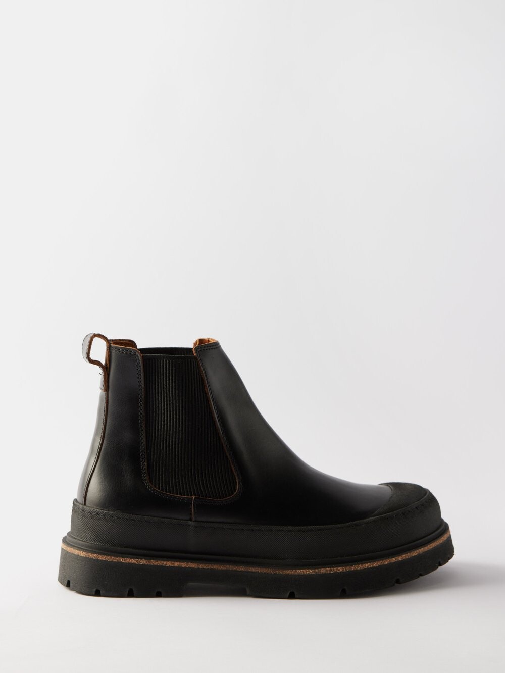 

Кожаные ботинки челси prescott Birkenstock, черный