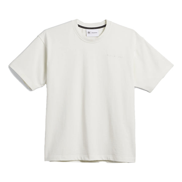 

Футболка adidas originals x Pharrell Williams Crossover Solid Color Cotton Round Neck Short Sleeve White T-Shirt, белый