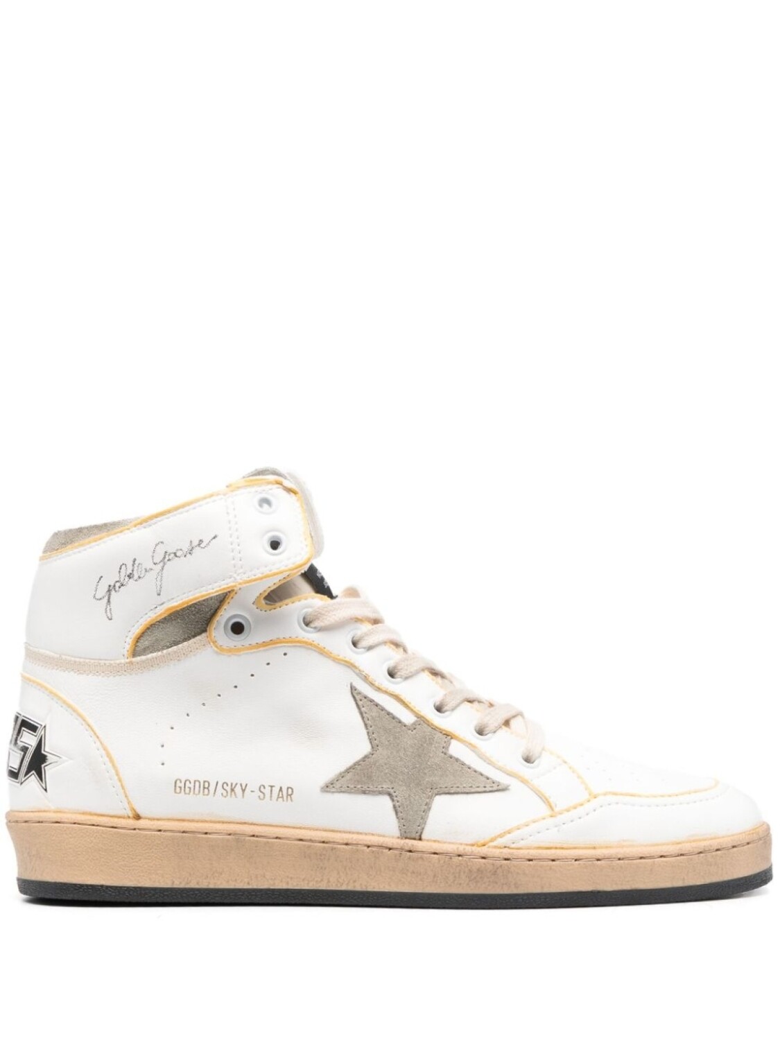 

Golden Goose высокие кеды Sky-Star, белый