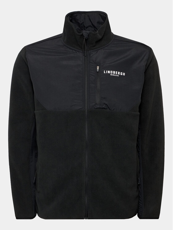Флисовая куртка свободного кроя Lindbergh, черный флисовая куртка свободного кроя outhorn серый