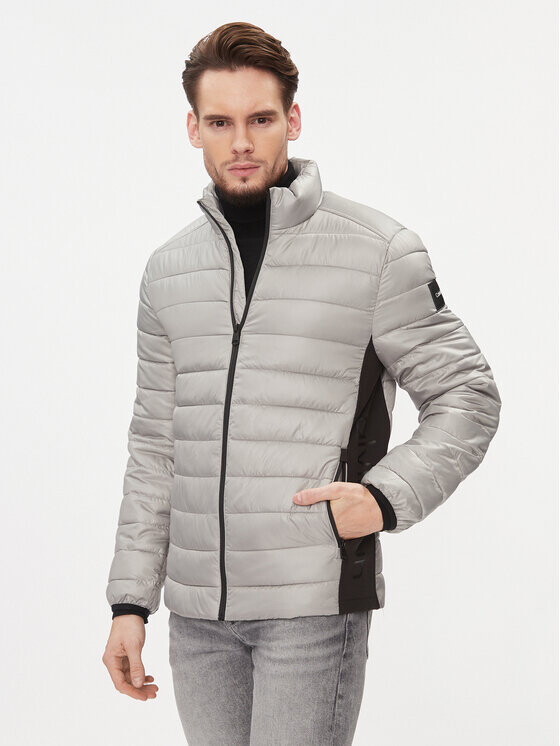 

Пуховик стандартного кроя Calvin Klein, серый