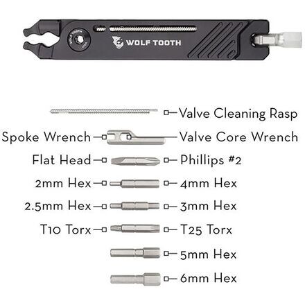 

8-битные плоскогубцы Wolf Tooth Components, черный/фиолетовый