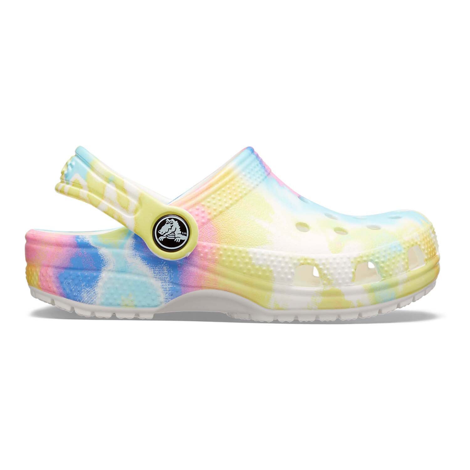 

Классические сабо Crocs с рисунком TieDye для малышей Crocs