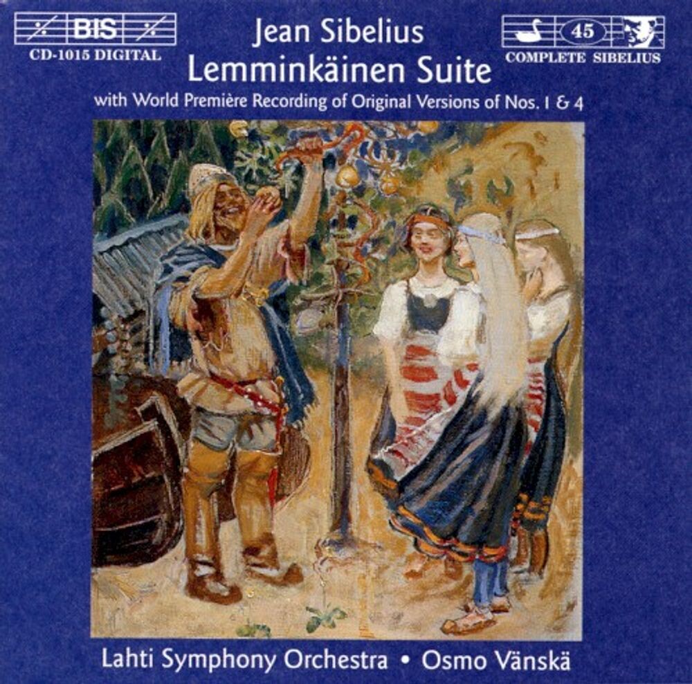 

Диск CD Sibelius: Lemminkainen Suite - Jean Sibelius, Osmo Vänskä, Lahti Symphony Orchestra