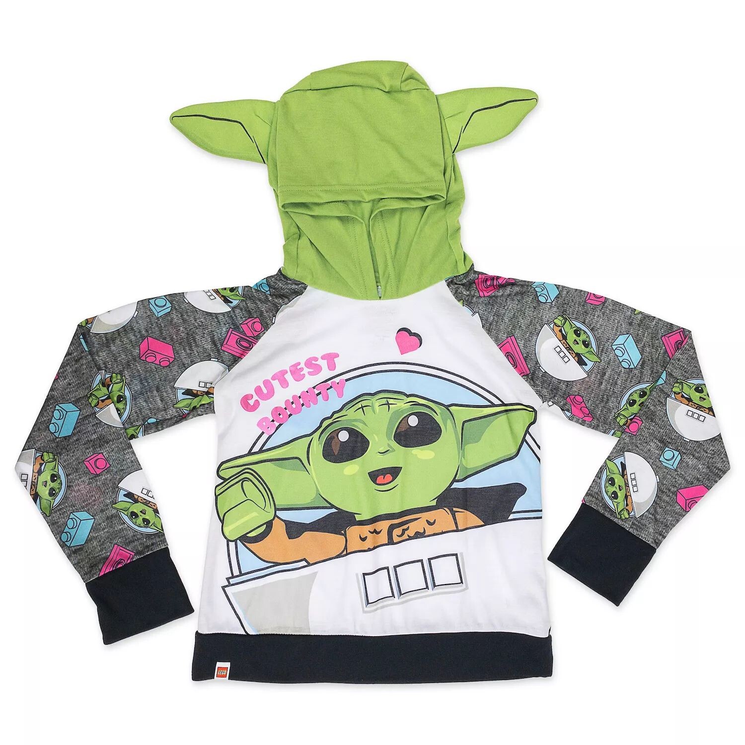 

Пижамный комплект с капюшоном Lego Star Wars Baby Yoda для девочек 4–12 лет LEGO