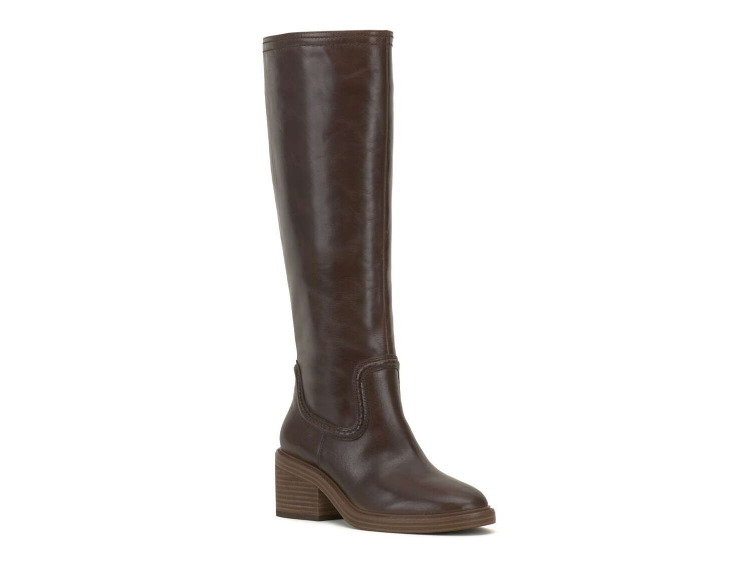 

Ботинки широкие Vince Camuto Vuliann до икры, темно-коричневый