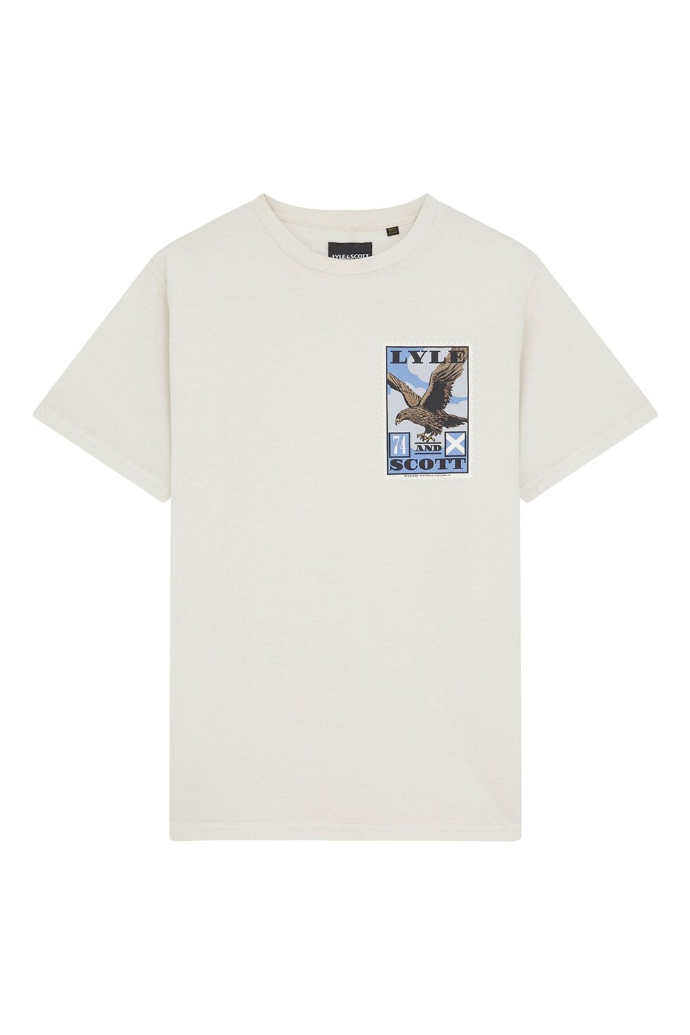 

Белая футболка Stamp с принтом Lyle & Scott, белый