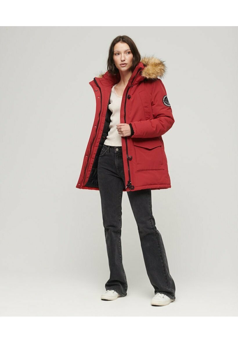 

Парка EVEREST HOODED Superdry, красный