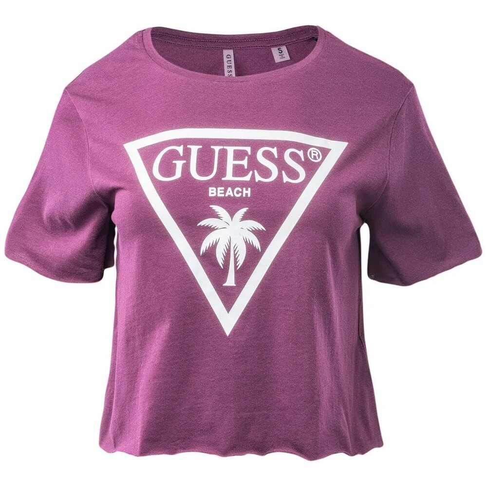 

Футболка Guess E02I01-JA914 Short Sleeve Round Neck, фиолетовый