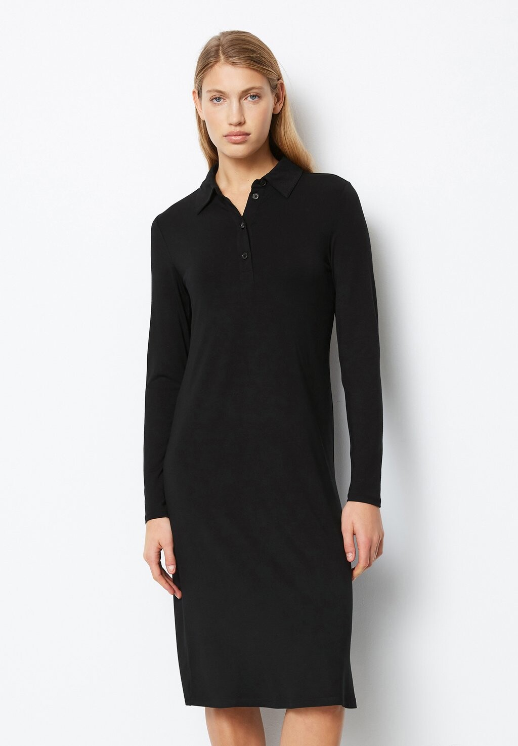 

Дневное платье LONG SLEEVE COLLAR SHORT PLACKET Marc O'Polo, цвет black