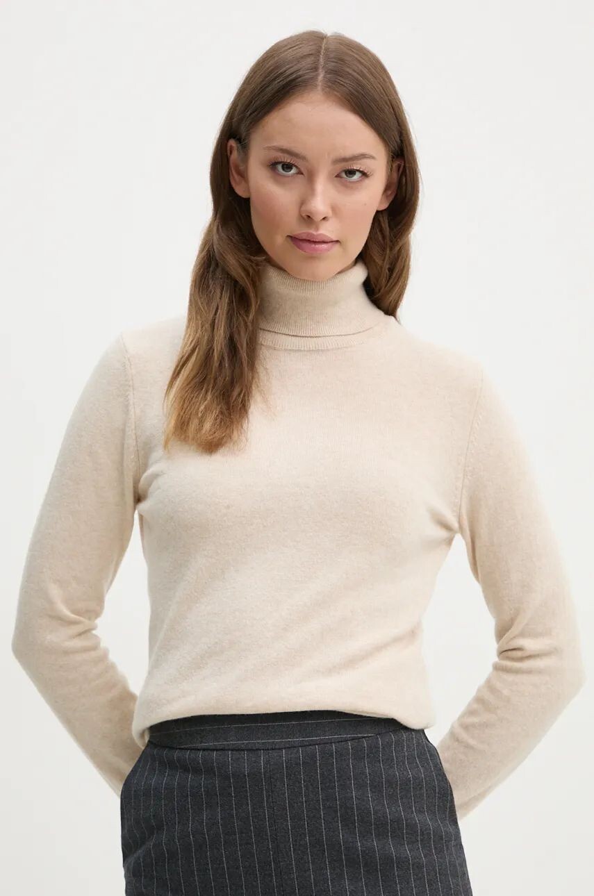 

Свитер Sisley из смесовой шерсти, бежевый