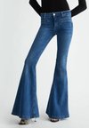 Широкие джинсы LOW-RISE Liu Jo, синий