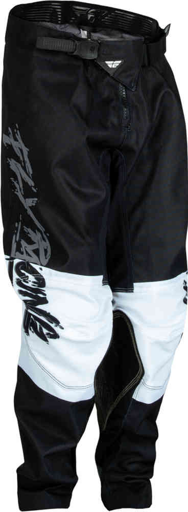 Молодежные брюки для мотокросса Fly Racing Kinetic Khaos FLY Racing, черный/серый/белый